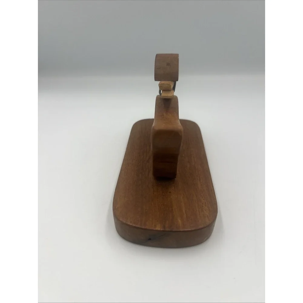 Handmade Wooden Duck Recipe Note‎ Pencil Holder Folk Art Farmhouse